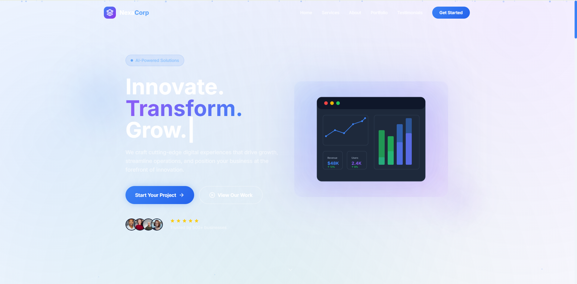 Business Landing Page